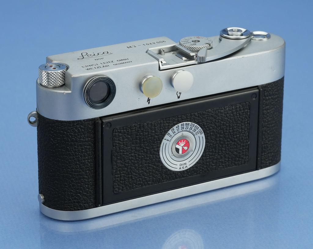 LEICA LEITZ M3 10150 IGEMO SINGLE STROKE SS 1961 CHROME CAMERA #1042006 NICE