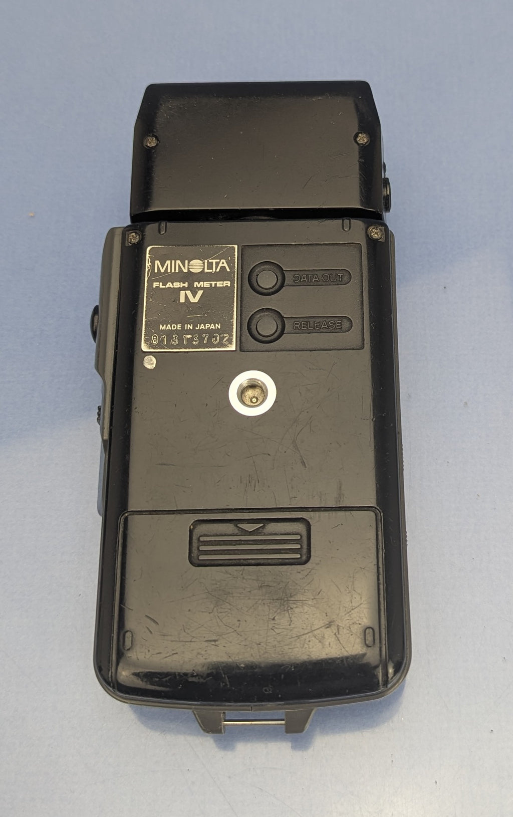 MINOLTA BLITZMESSGERÄT IV + VISIERVORGANG 5° + Etuis + TRAGETRAGEN