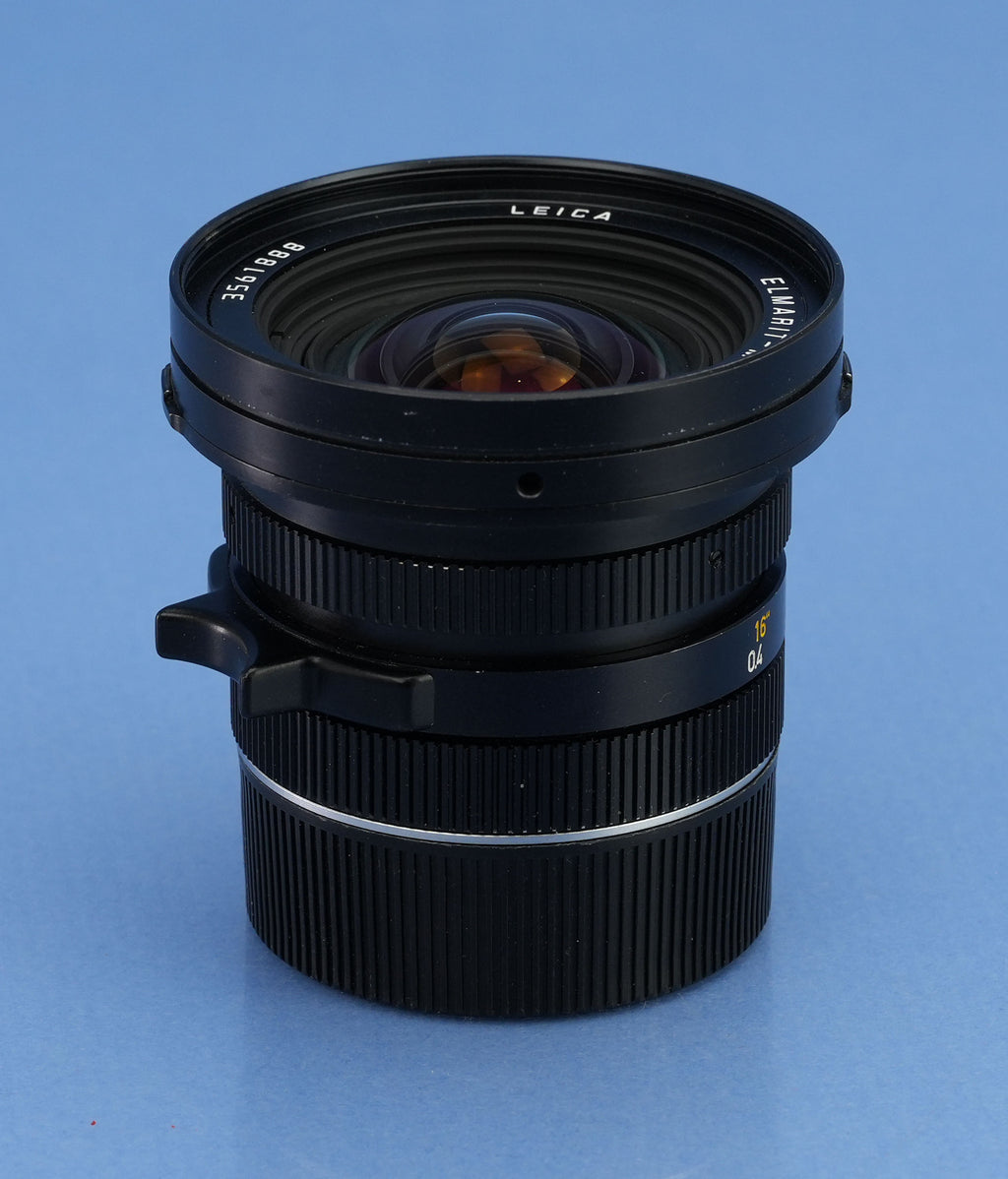 LEICA LEITZ 21MM ELMARIT-M F2.8 CLOSE FOCUS 11134 E60 M LENS +LATE +12543 SHADE