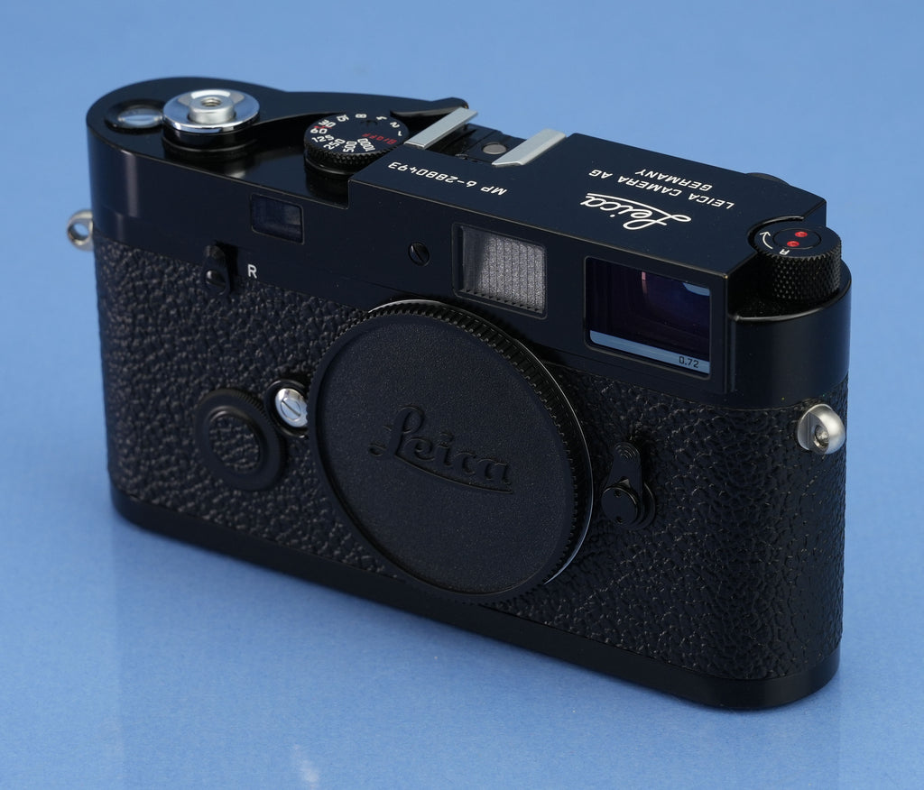 LEICA MP 6 MP6 10311 SCHWARZE LACKIERUNG ENTFERNUNGSFONKERKAMERA GEHÄUSE + DECKEL NEUWERTIG SELTEN