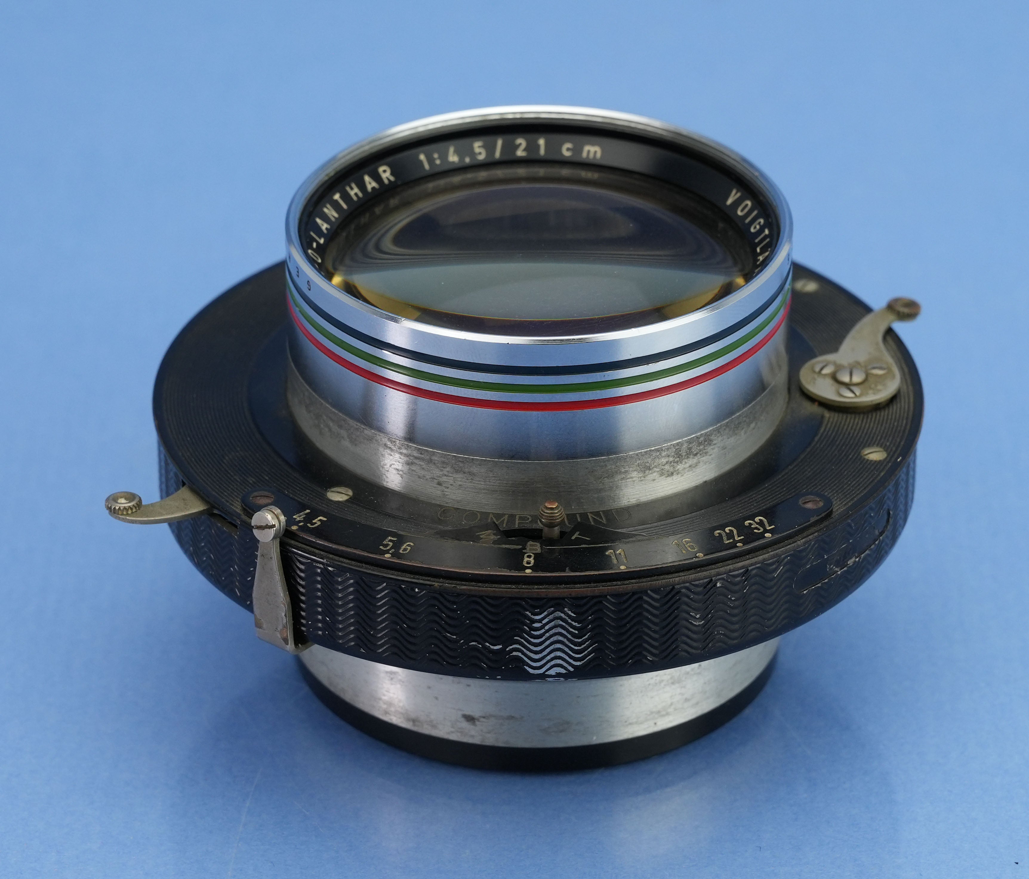 VOIGTLANDER 210MM APO-LANTHAR F4.5 GROSSFORMATOBJEKTIV 4X5 + VERBUNDVERSCHLUSS + SELTEN