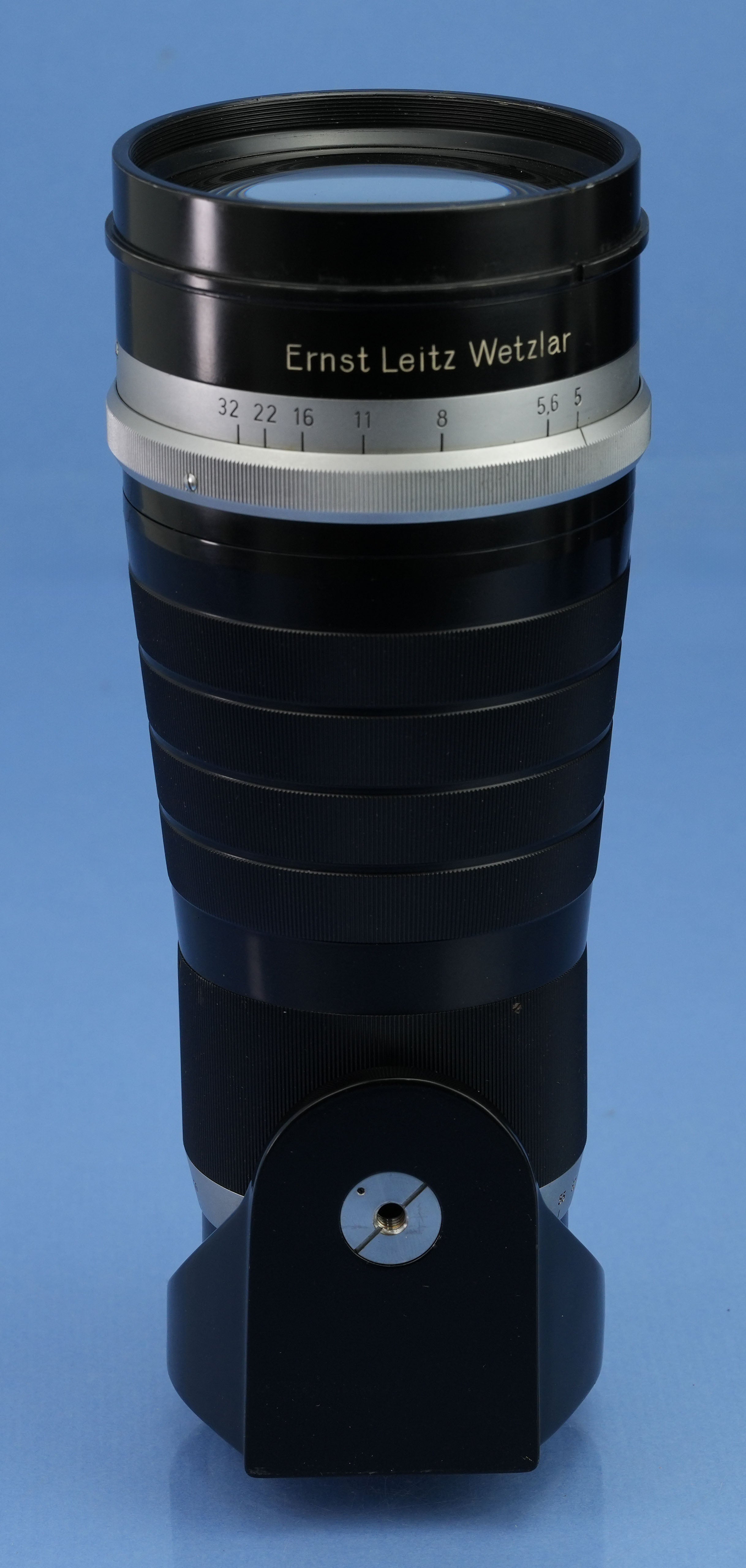 LEICA LEITZ 400 MM TELYT F5 VERSION 1 VISOFLEX TLCOO OBJEKTIV + SCHATTEN + VISOFLEX + GEHÄUSE