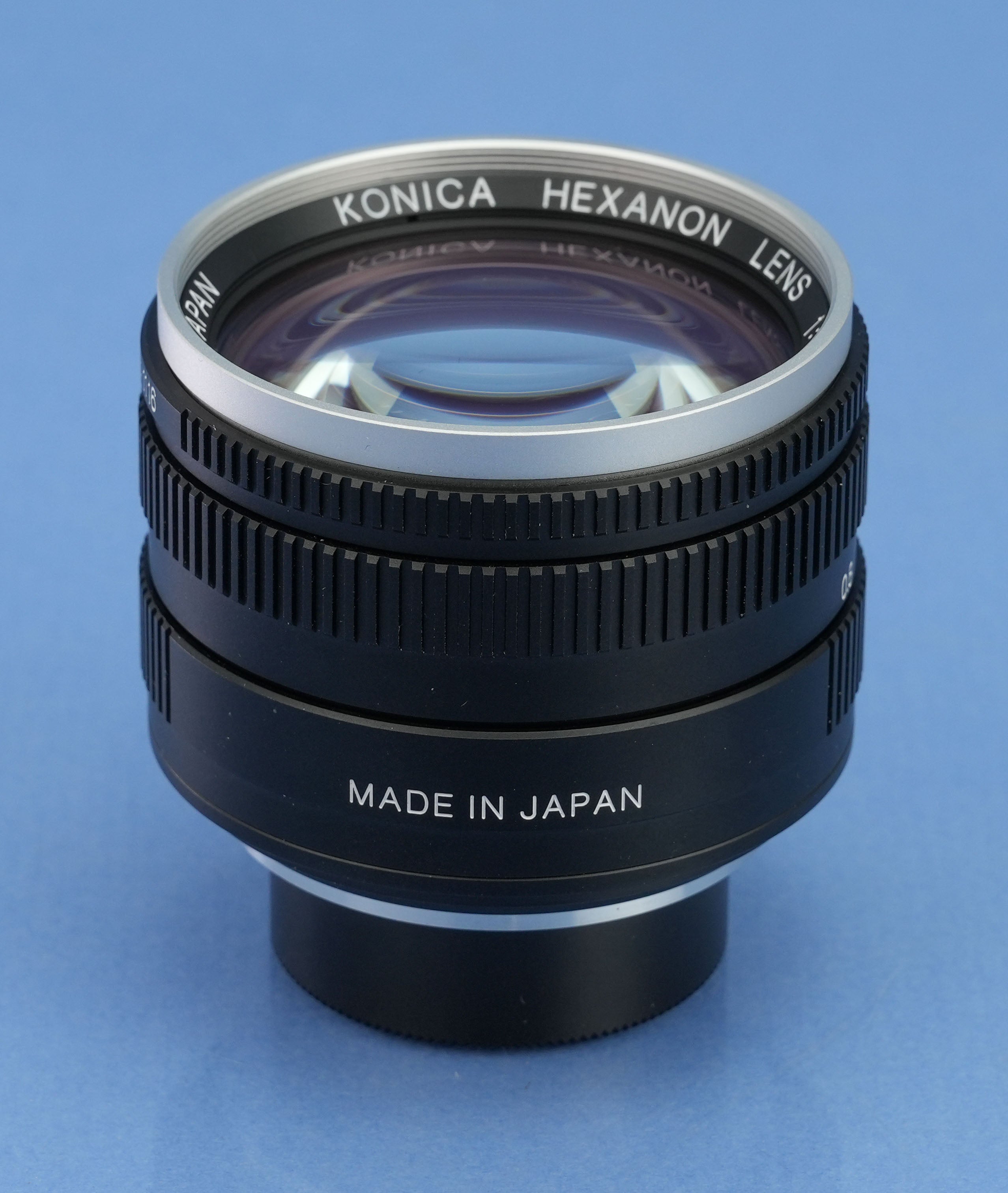 KONICA HEXANON 60MM F1.2 LEICA NOCTILUX LENS +CAPS +FILTER +BOX +