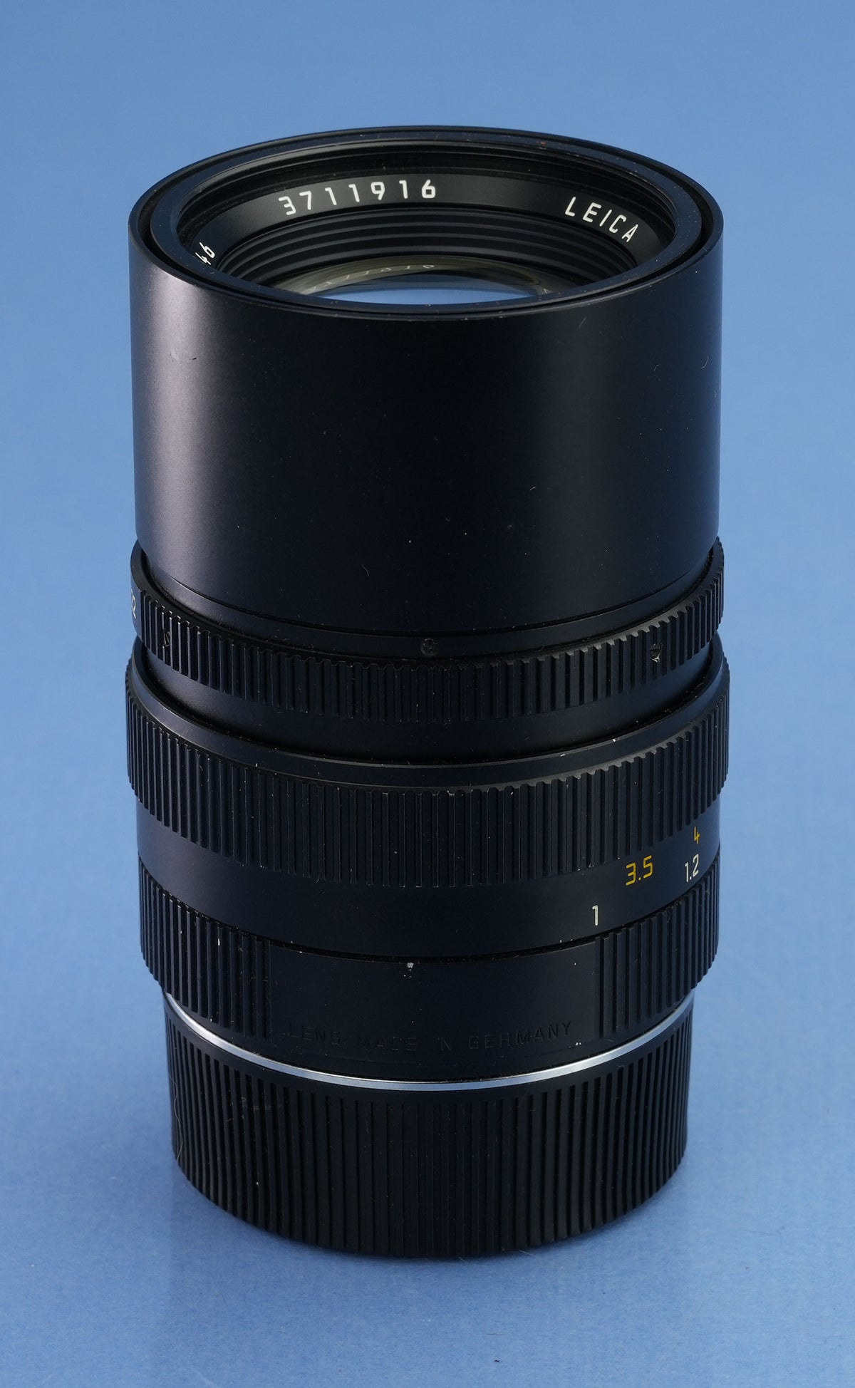LEICA LEITZ ELMARIT-M 90MM F2.8 BLACK 11807 M TELE PHOTO LENS. LAST VERSION +UVa