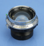 ZEISS 100MM F2.8 PLANAR LARGE FORMAT 2X3 LENS +LINHOF SELECT COMPUR SHUTTER +CAP
