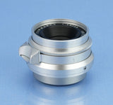 LEICA LEITZ 35MM SUMMARON F2.8 CHROME SIMOO 1M LTM SM LENS EARLY STEEL RIM +CAPS