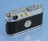 LEICA LEITZ M3 DS 10150 IGEMO CHROME CAMERA BODY TRANSITIONAL #916055 NICE!