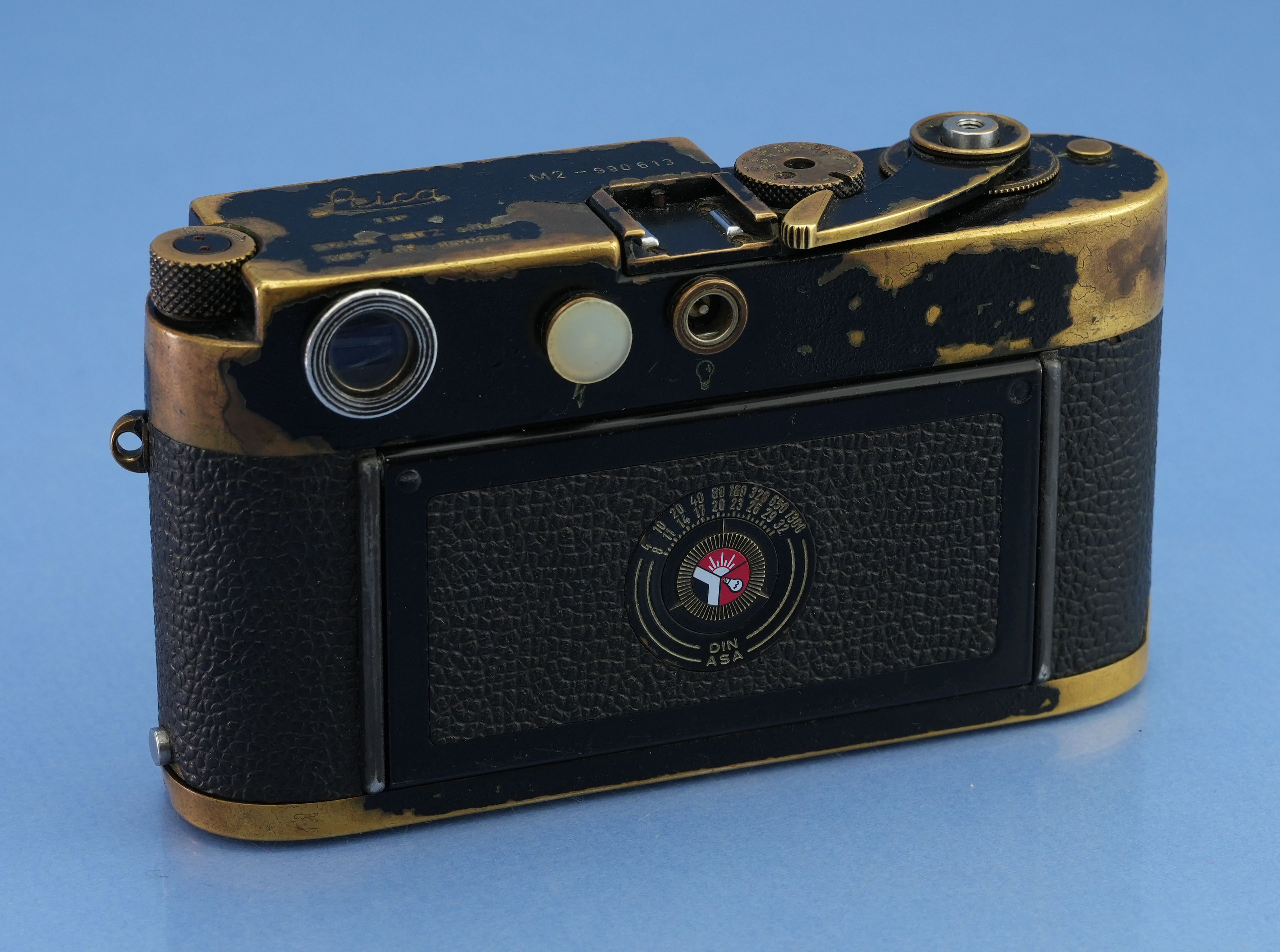 LEICA LEITZ M2 KOOHE 1300 FRÜHE AUSFÜHRUNG #990613 SCHWARZ LACKIERTER HEBEL ZUM RÜCKSPULEN KAMERAGEHÄUSE