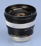 CONTAREX CARL ZEISS 18MM F4 DISTAGON SLR BLACK CAMERA LENS +CAPS. VERY CLEAN!