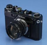 NIKON S3 BLACK LIMITED EDITION CAMERA +50MM NIKKOR-S F1.4 +BOX +SHADE NEW RARE!