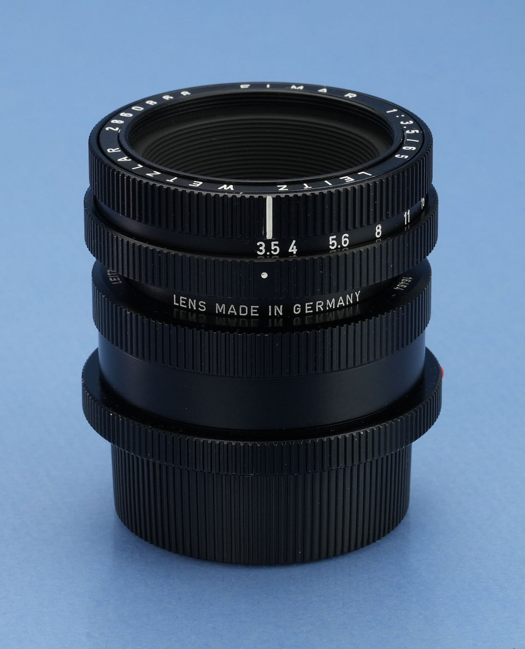 LEICA LEITZ 65MM F3.5 VISOFLEX LENS 11162 BLACK +16464 OTZFO +BOX +CAPS +PAPERS