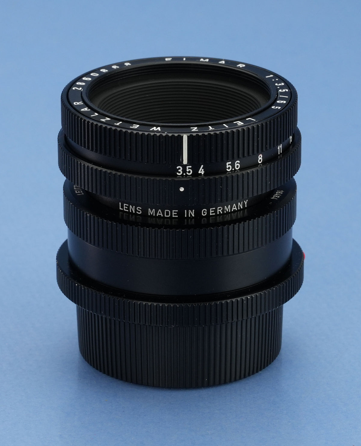LEICA LEITZ 65MM F3.5 VISOFLEX LENS 11162 BLACK +16464 OTZFO +BOX +CAPS +PAPERS