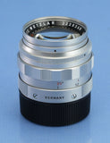 LEICA LEITZ 50MM SUMMILUX 2ND V F1.4 CHROME M 11114 LENS +12586 SET VERY LATE #