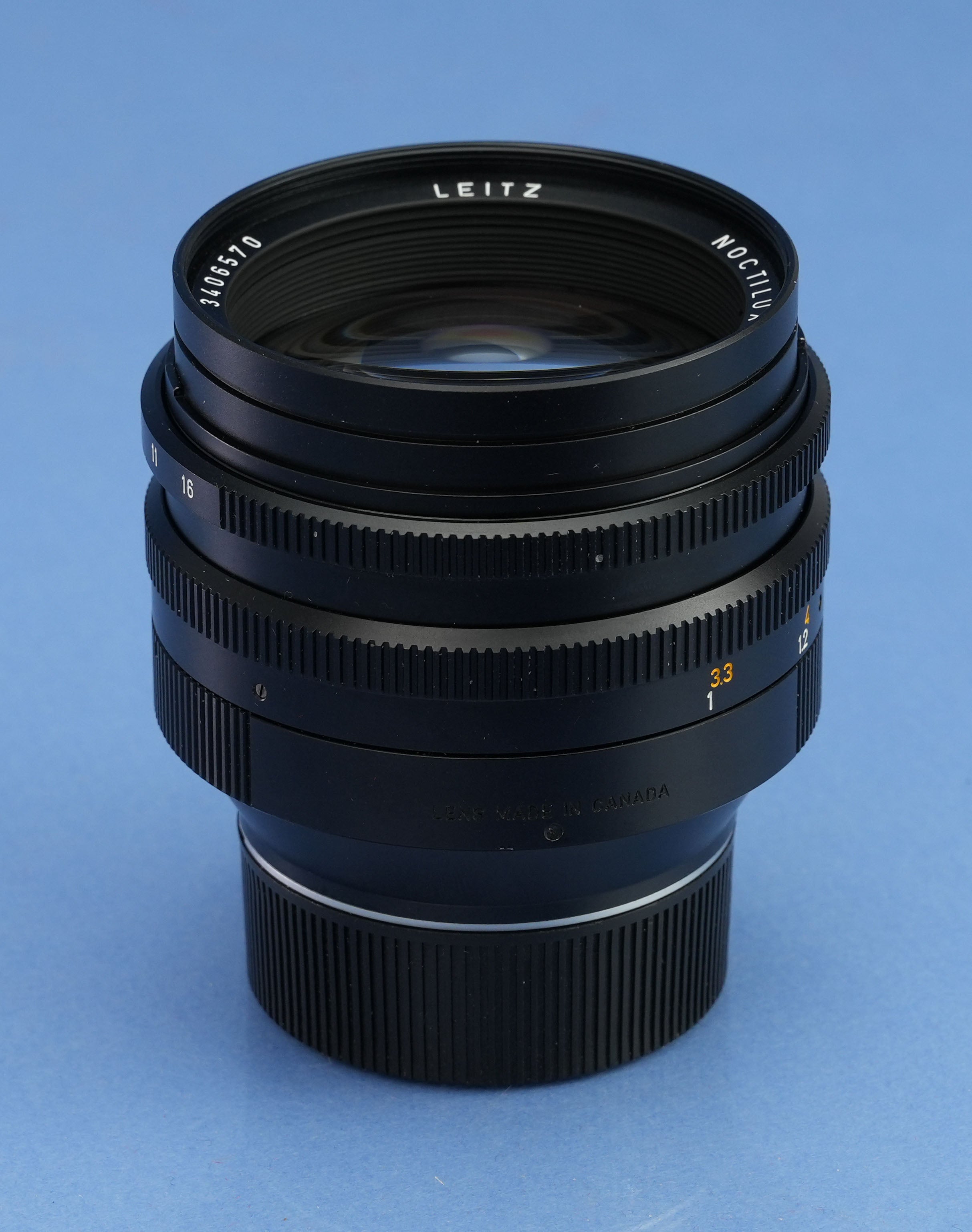 LEICA LEITZ 50MM NOCTILUX-M F1 11822 3RD VERSION E60 LENS +SHADE +FILTER MINT!