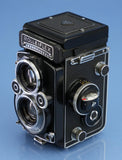 ROLLEI ROLLEIFLEX 3.5F 12/24 ZEISS PLANAR 75MM TLR CAMERA +CASE +SHADE MINT!