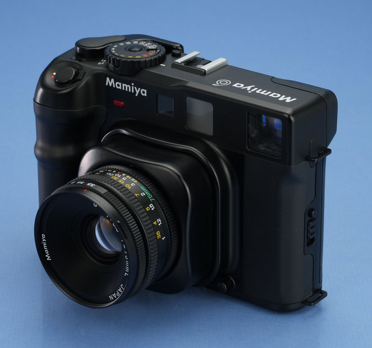 MAMIYA 6 MEDIUM FORMAT 6X6 RANGEFINDER CAMERA +G 75MM F3.5 L LENS +CAP MINT!