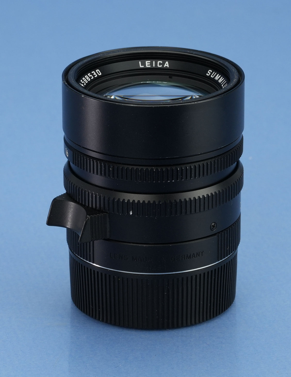 LEICA SUMMILUX-M 50MM F1.4 ASPH 6BIT BLACK 11891 M LENS +CAPS NICE!