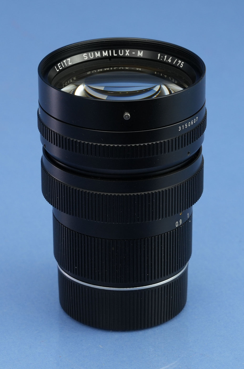 LEICA LEITZ 75MM SUMMILUX-M F1.4 1st VER. 11814 LENS +CAPS +12539 E60 SHADE RARE