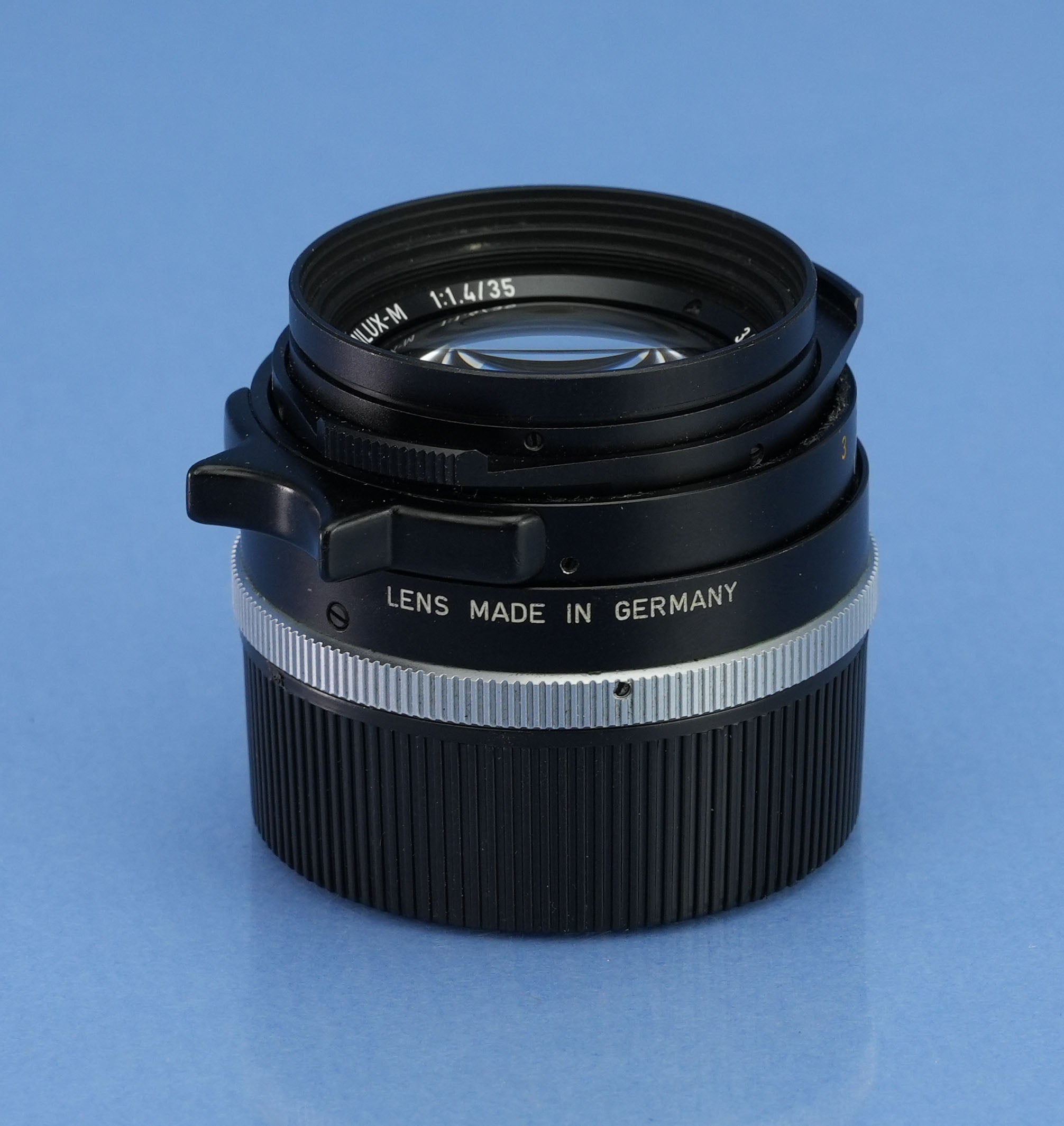 LEICA LEITZ 35MM SUMMILUX-M F1.4 M PRE ASPH LATE# GERMANY 11870 LENS +CAPS NICE!