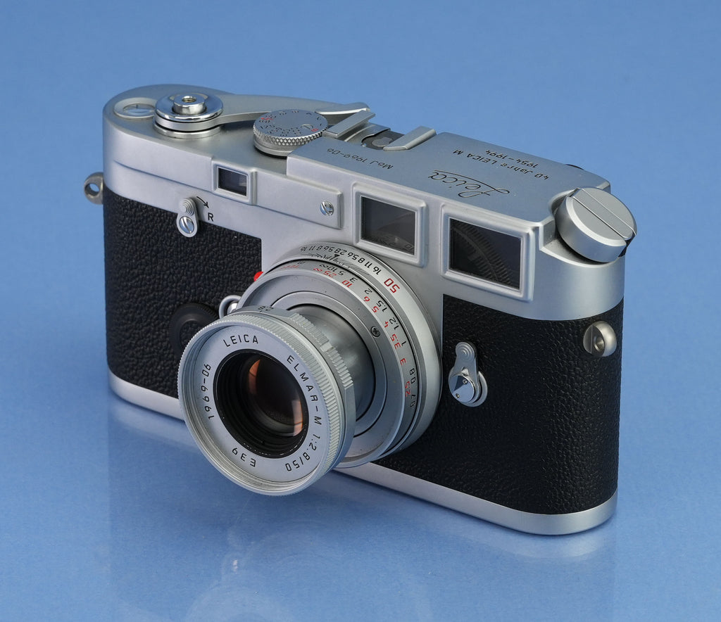 LEICA M6J 10440 40 YEAR JAHRE CAMERA +50MM ELMAR F2.8 +BOX SET # 1999-11 MINT!