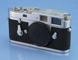 LEICA LEITZ M2 SS KOOHE 10308 CHROME CAMERA +SEFL TIMER +MATCHING # PAPERS +BOX