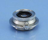 LEICA LEITZ 35MM ELMAR F3.5 CHROME SCREW MOUNT LTM SM LENS +CAP +CONTAINER NICE!