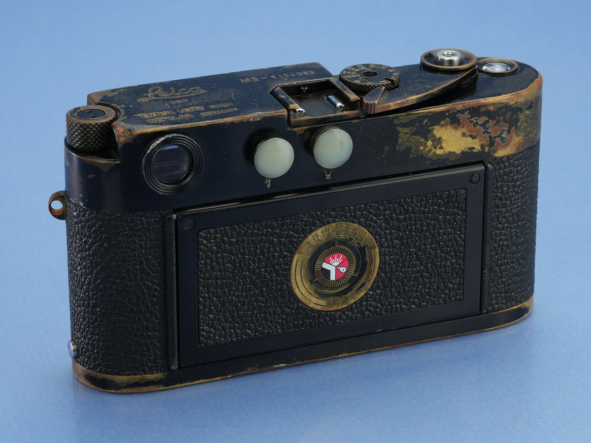 LEICA LEITZ M3 SS BLACK PAINT IGEMO CAMERA BODY #1134082 LAST BATCH 1965 PRETTY!