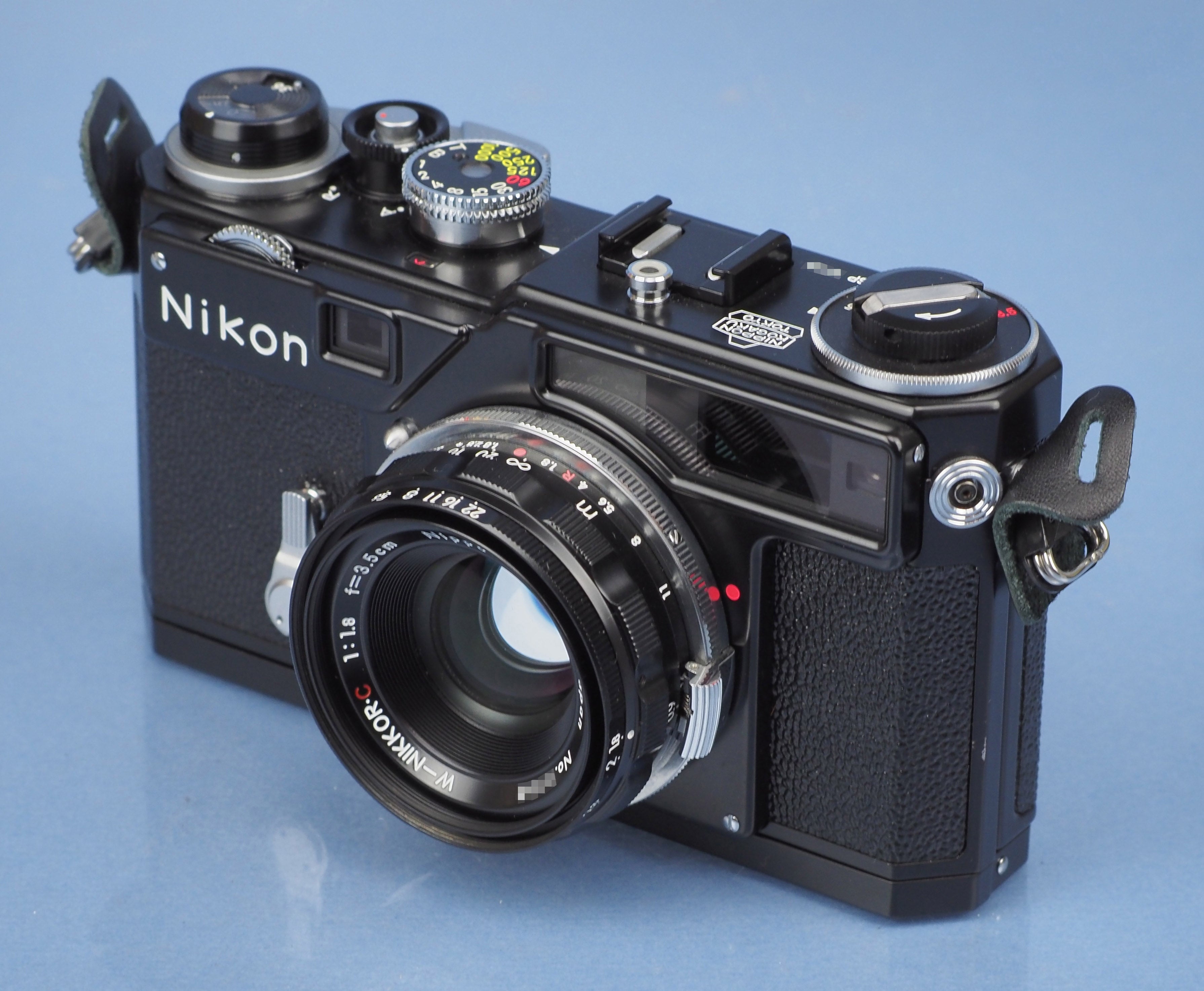 NIKON SP BLACK PAINT LIMITED EDITION BLACK PAINT CAMERA +BOX +35MM F1.8 LENS NEW