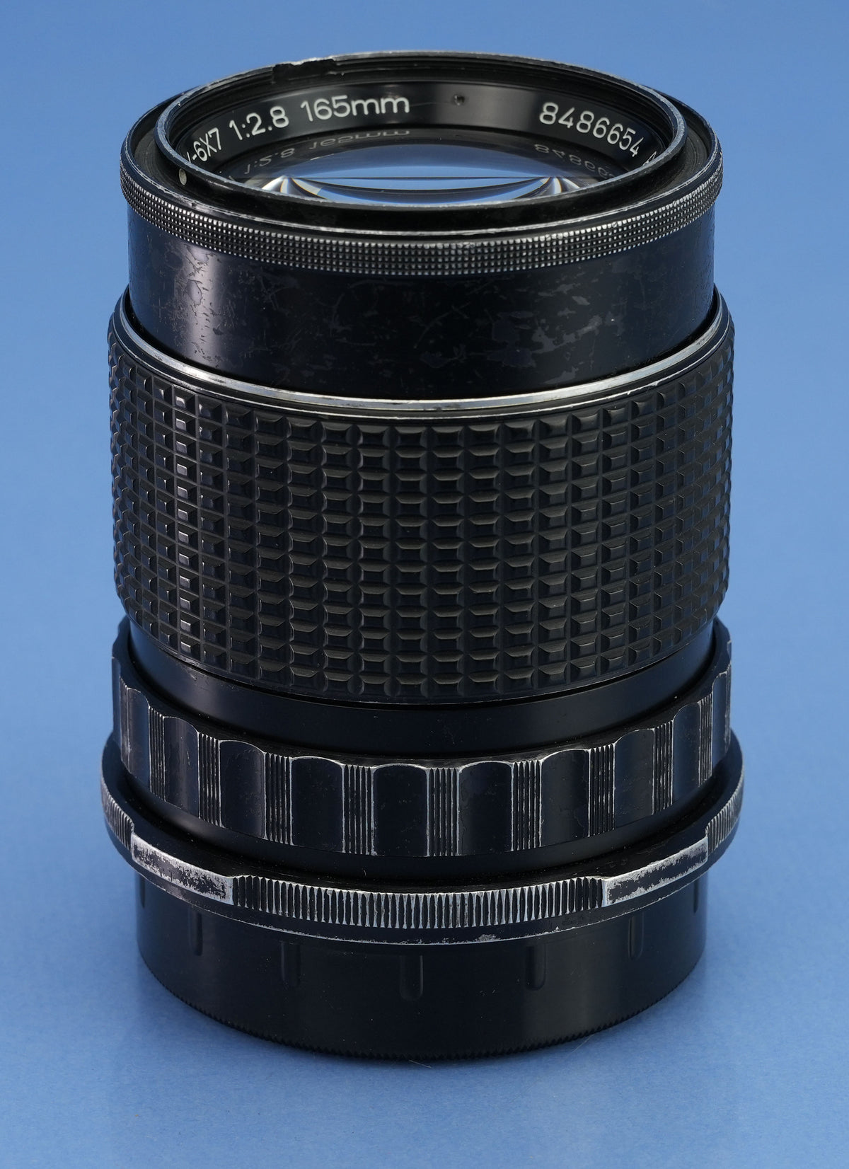 PENTAX SMC 6X7 165MM F2.8 MEDIUM FORMAT SLR LENS +CAPS NO YELLOW GLASS