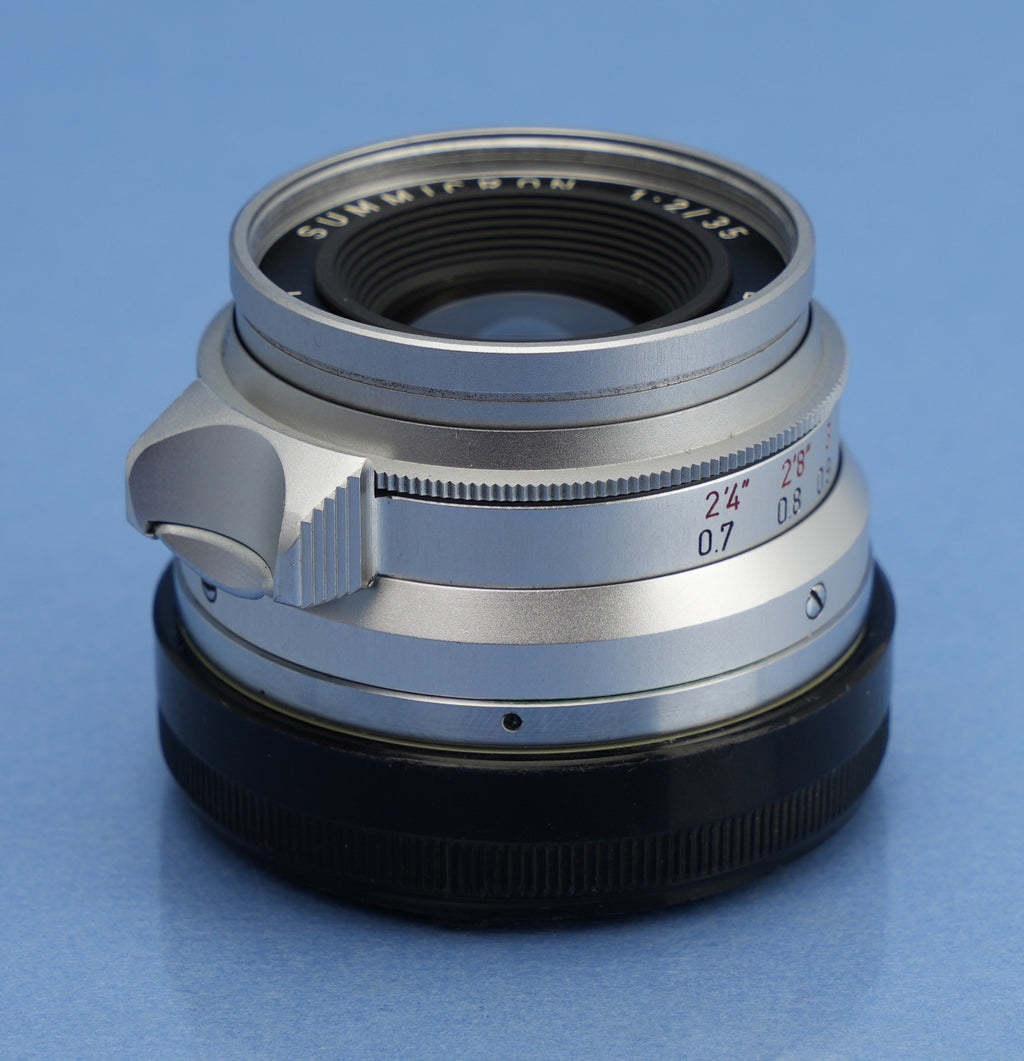 LEICA LEITZ SUMMICRON 35MM F2 M 11308 8 ELEMENT 1ST VERSION CANADA LENS +CAPS