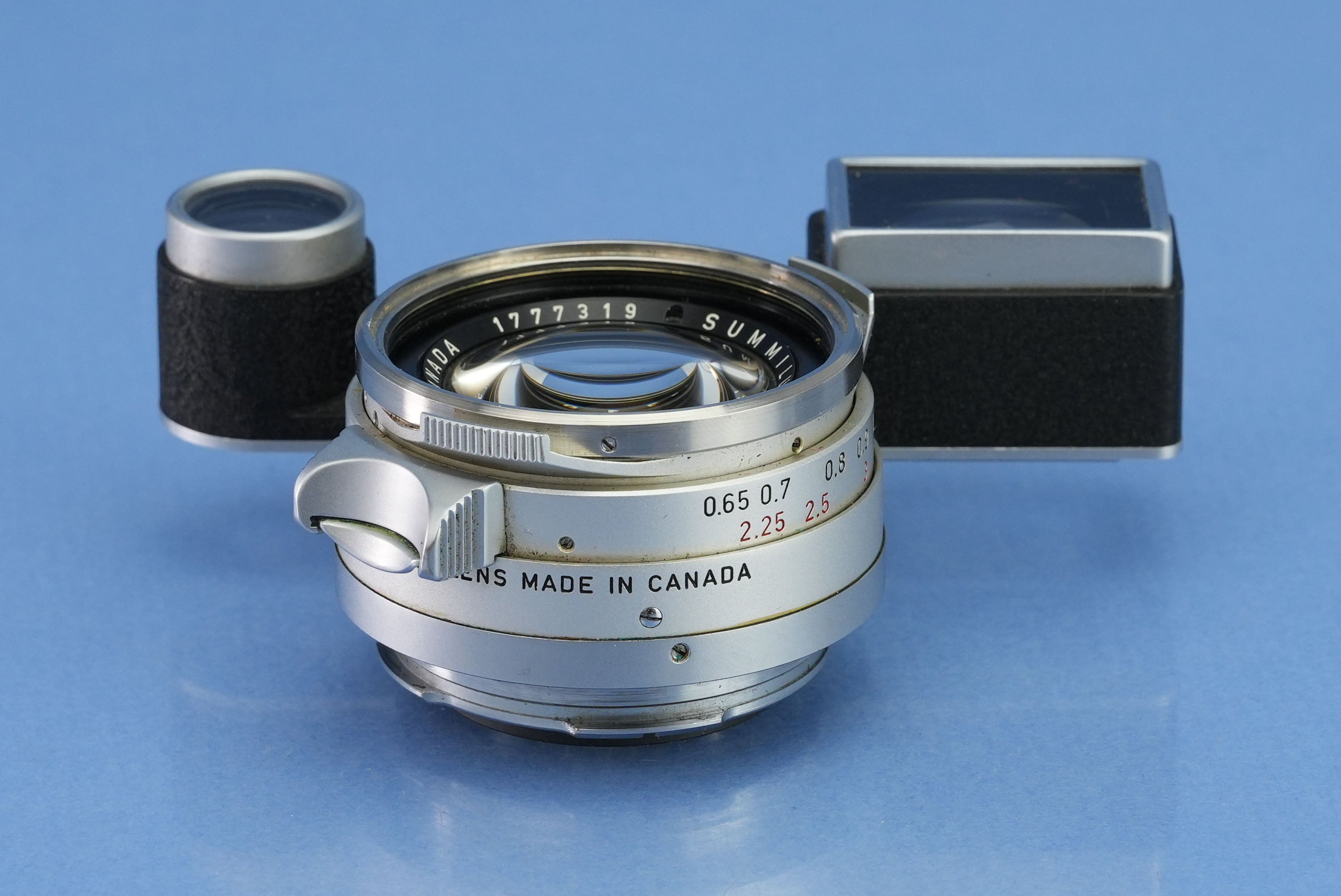 LEICA LEITZ 35MM F1.4 SUMMILUX M STEEL RIM LENS 1st VERSION 11870 M3 +EYES MINT!