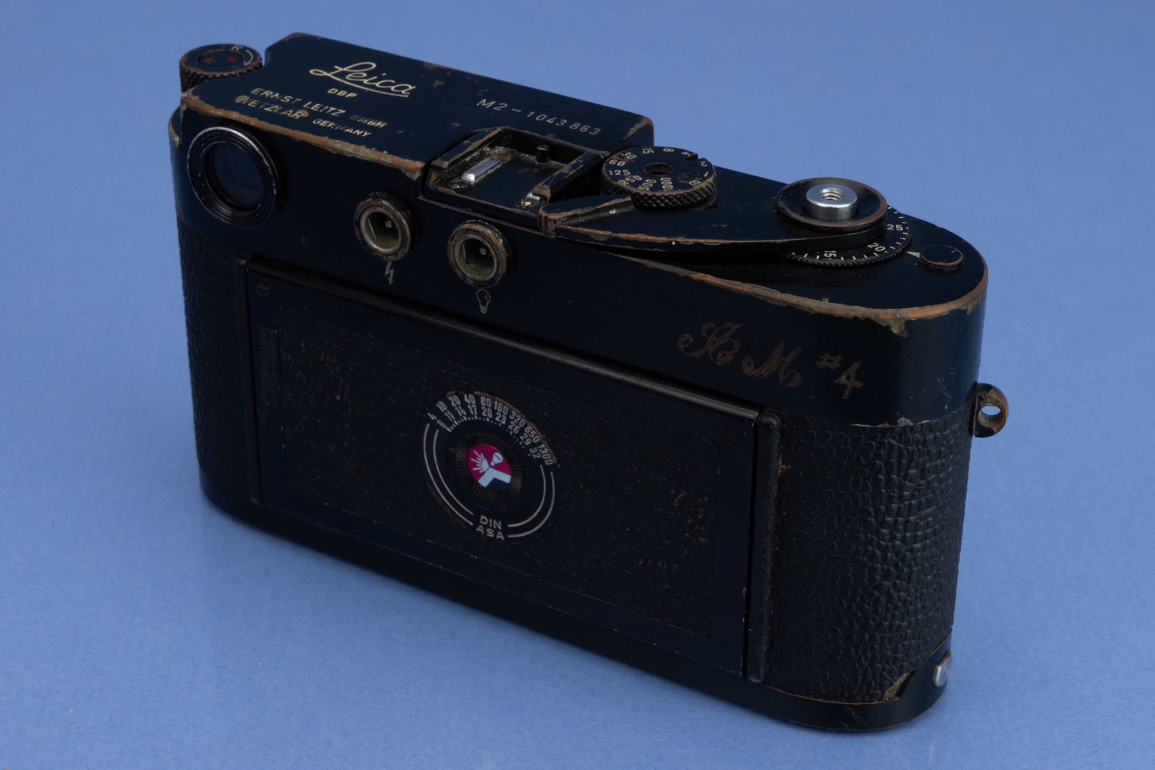 LEICA LEITZ M2 SS KOOHE #1043863 BLACK PAINT SELF TIMER RANGEFINDER CAMERA BODY