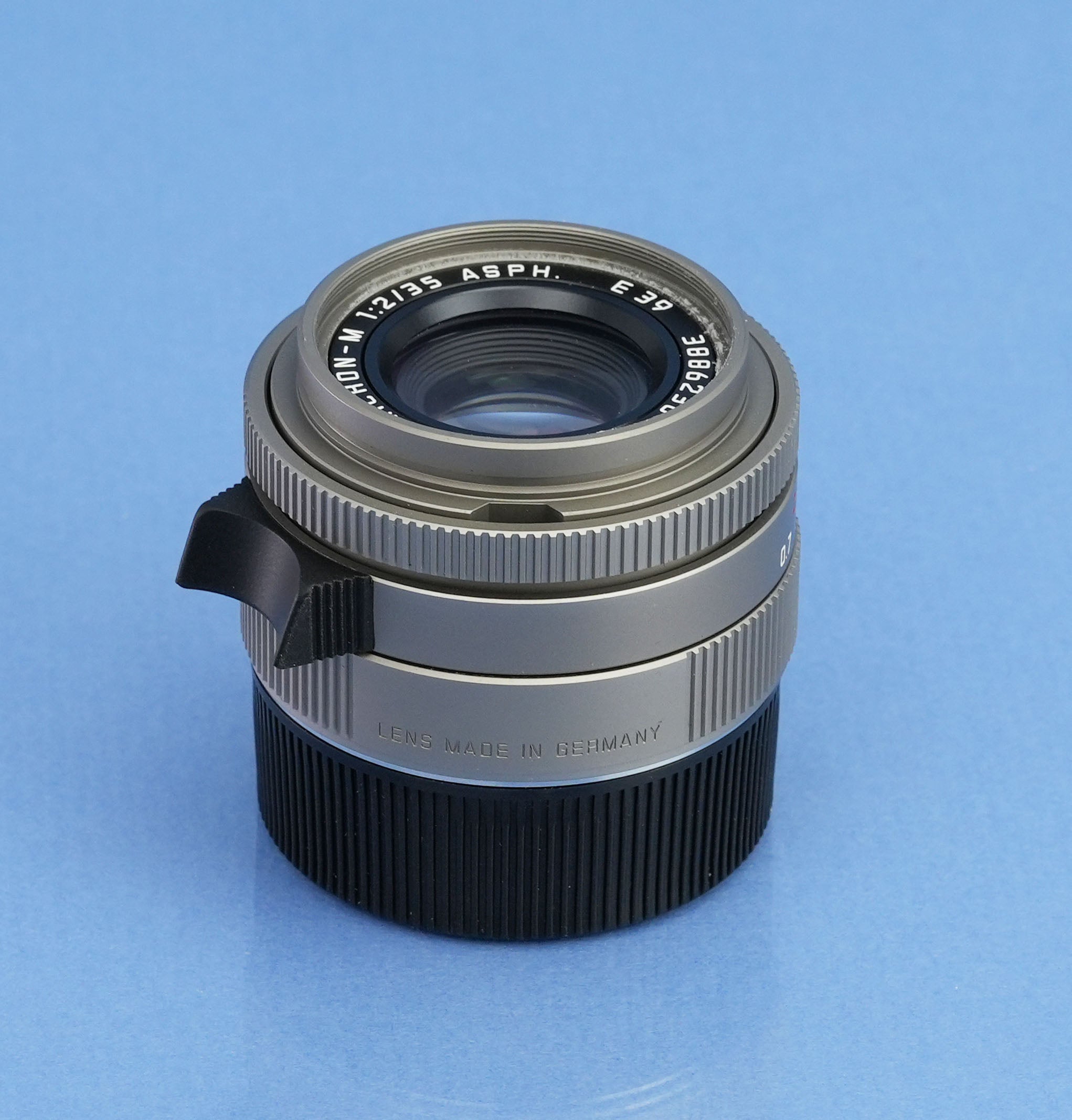 LEICA 35MM SUMMICRON-M F2 ASPH 11609 TITAN TITAN OBJEKTIV +BOX +KAPPE + GEGENBLATT NEUWERTIG!