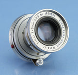 LEICA LEITZ 50MM ELMAR M F2.8 11012 METER SCALE CHROME COLLAPSIBLE LENS