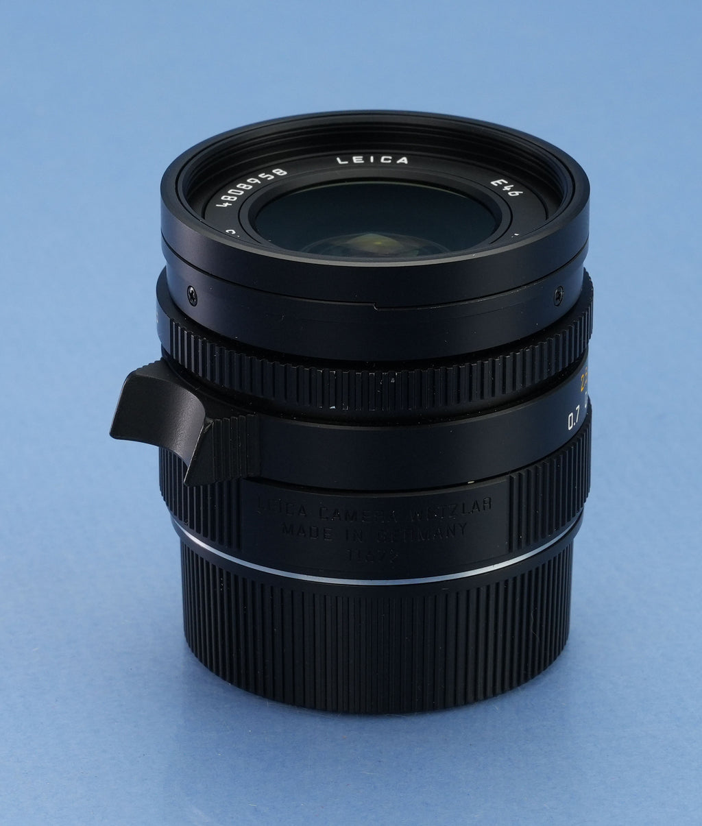 LEICA LEITZ SUMMICRON-M ASPH 28MM F2 VERSION II 11672 BLACK +CAPS +BOX +PAPERS