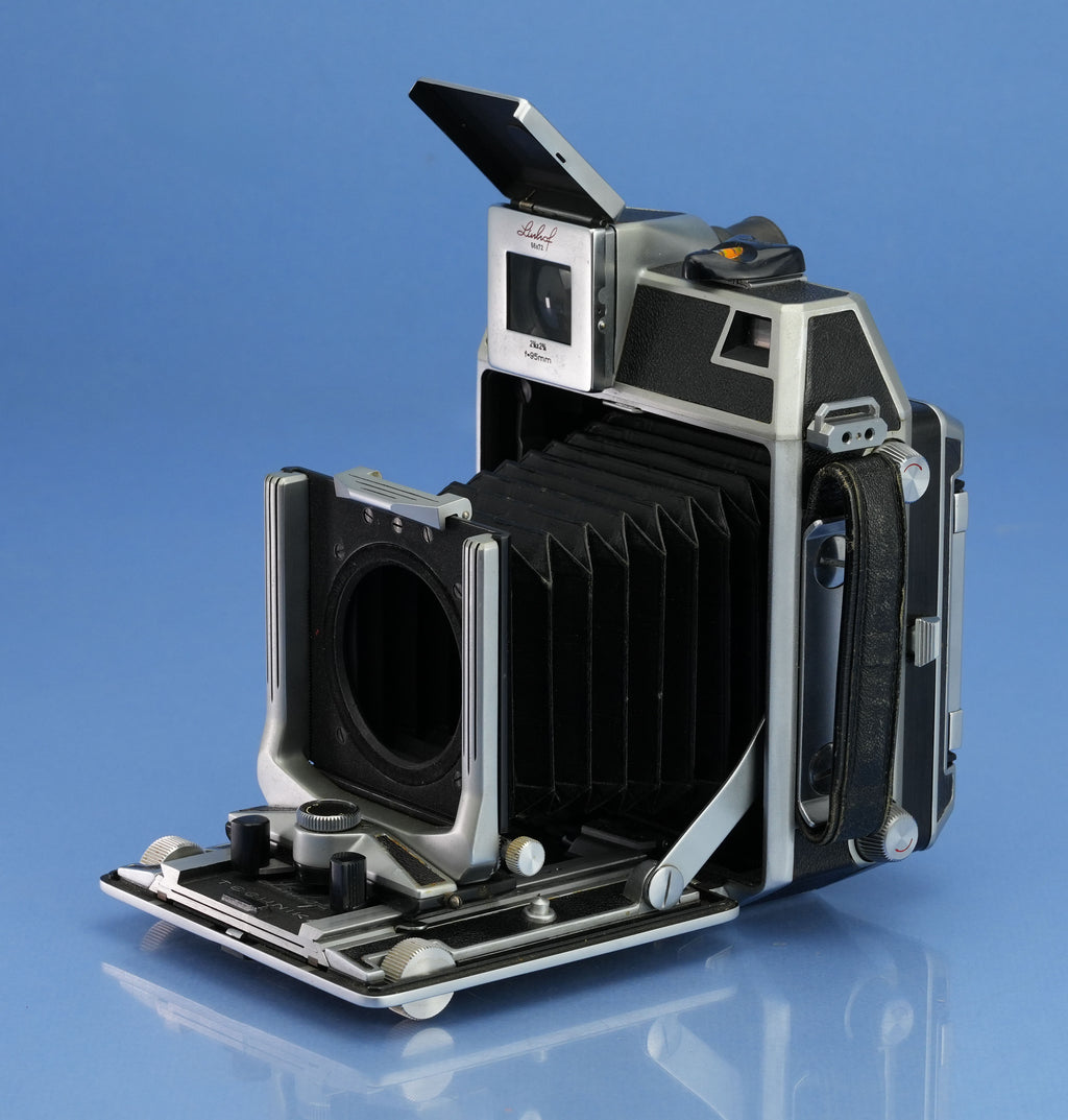 LINHOF SUPER TECHNIKA 3 6x9 CAMERA +RODENSTOCK HELIGON 95MM F2.8 LENS +BOX +CAM