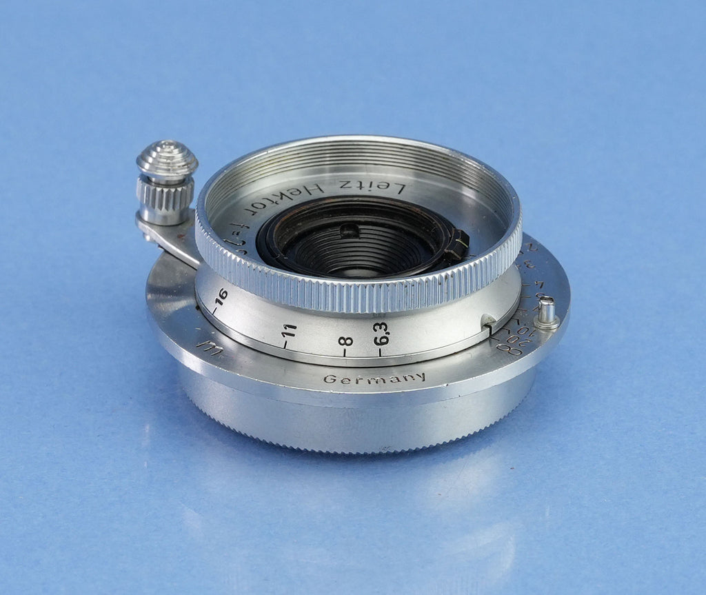 LEICA LEITZ 28MM HEKTOR F6.3 HOOPY CHROME SM LENS +SLOOZ FINDER LAST BATCH F22