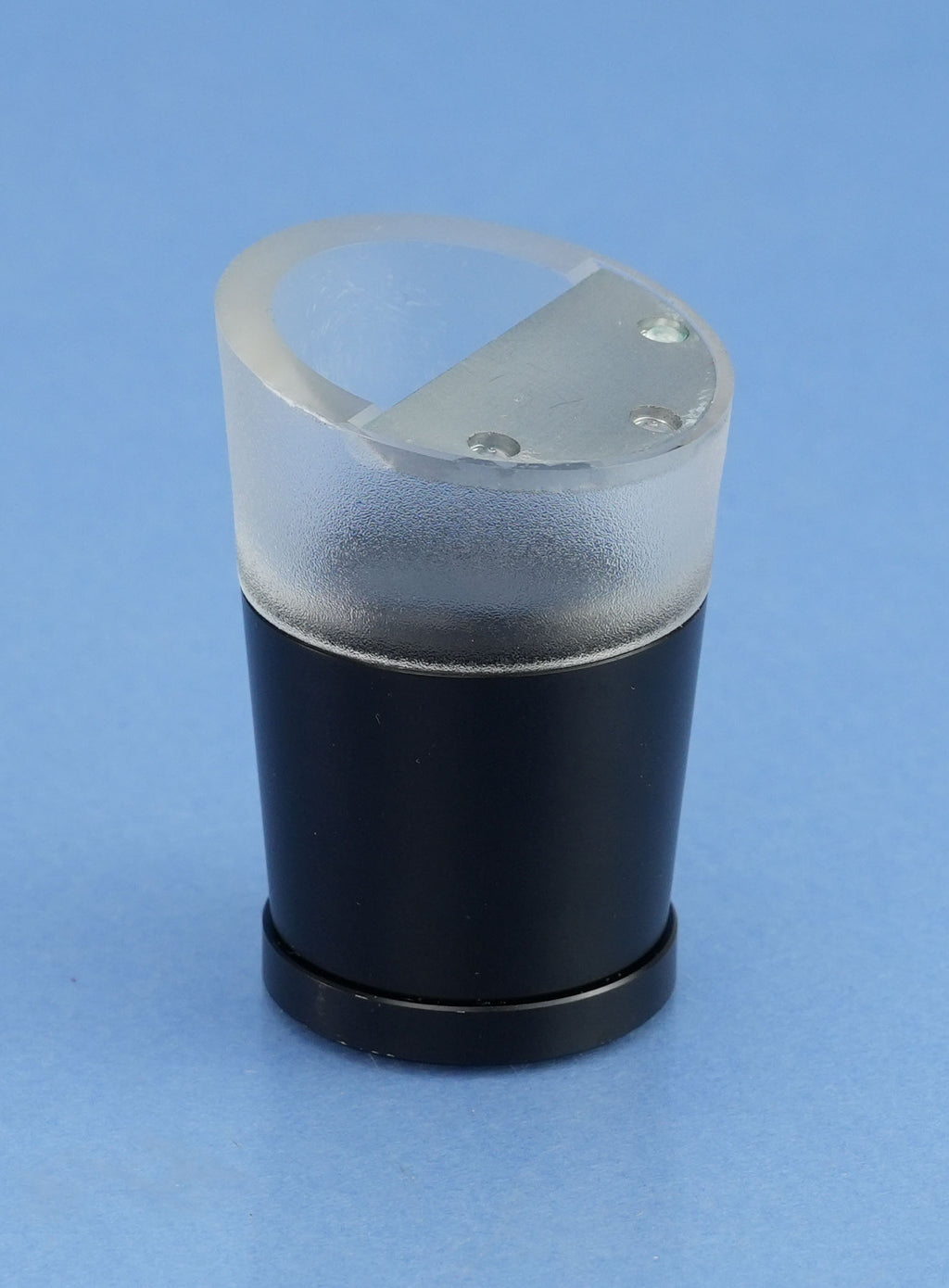 LEICA LEITZ 8X x8 Vergrößerungs-2-teiliges Lupen-Mikroskalen-Diffusor-Sockel + Etui SELTEN!