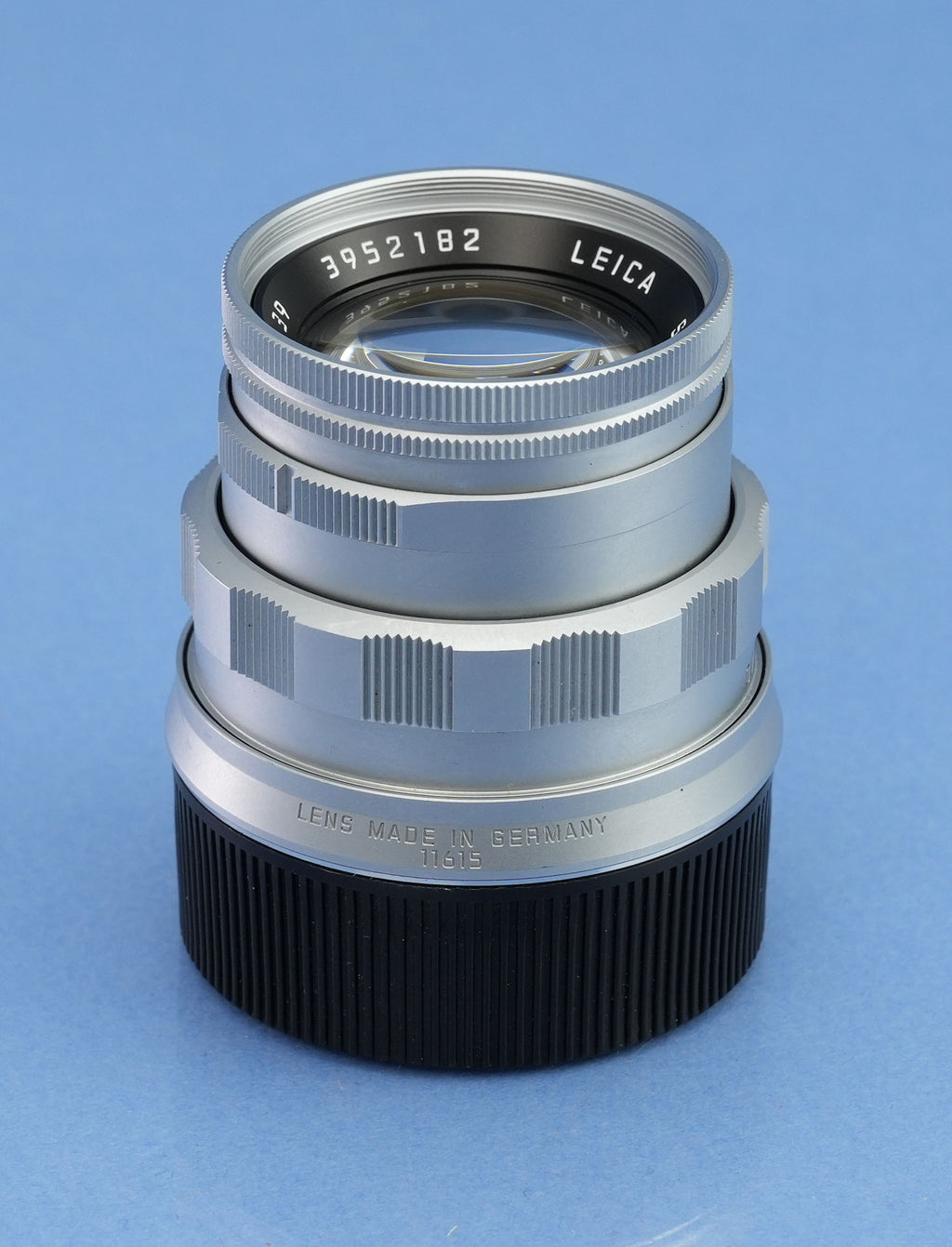 LEICA LEITZ 11615 50MM SUMMICRON-M F2 CHROME M 50 JAHRE LENS +SHADE +CAPS RARE!