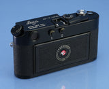 LEICA LEITZ M4-M MOT BLACK PAINT ORIGINAL RANGEFINDER CAMERA #1206856 RARE!