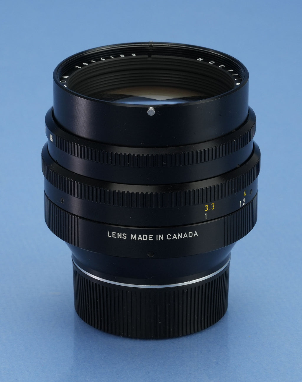 LEICA LEITZ 50MM NOCTILUX-M F1 11821 E58 VERSION 1 LENS +12518 SHADE +CAPS NICE!