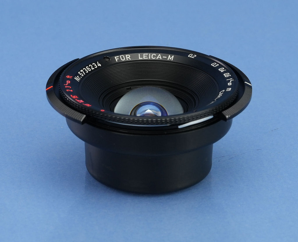 LEICA ZEISS HOLOGON-M 11003 15MM F8 LENS +BOX +FILTER +CAPS +FINDER RARE! MINT!