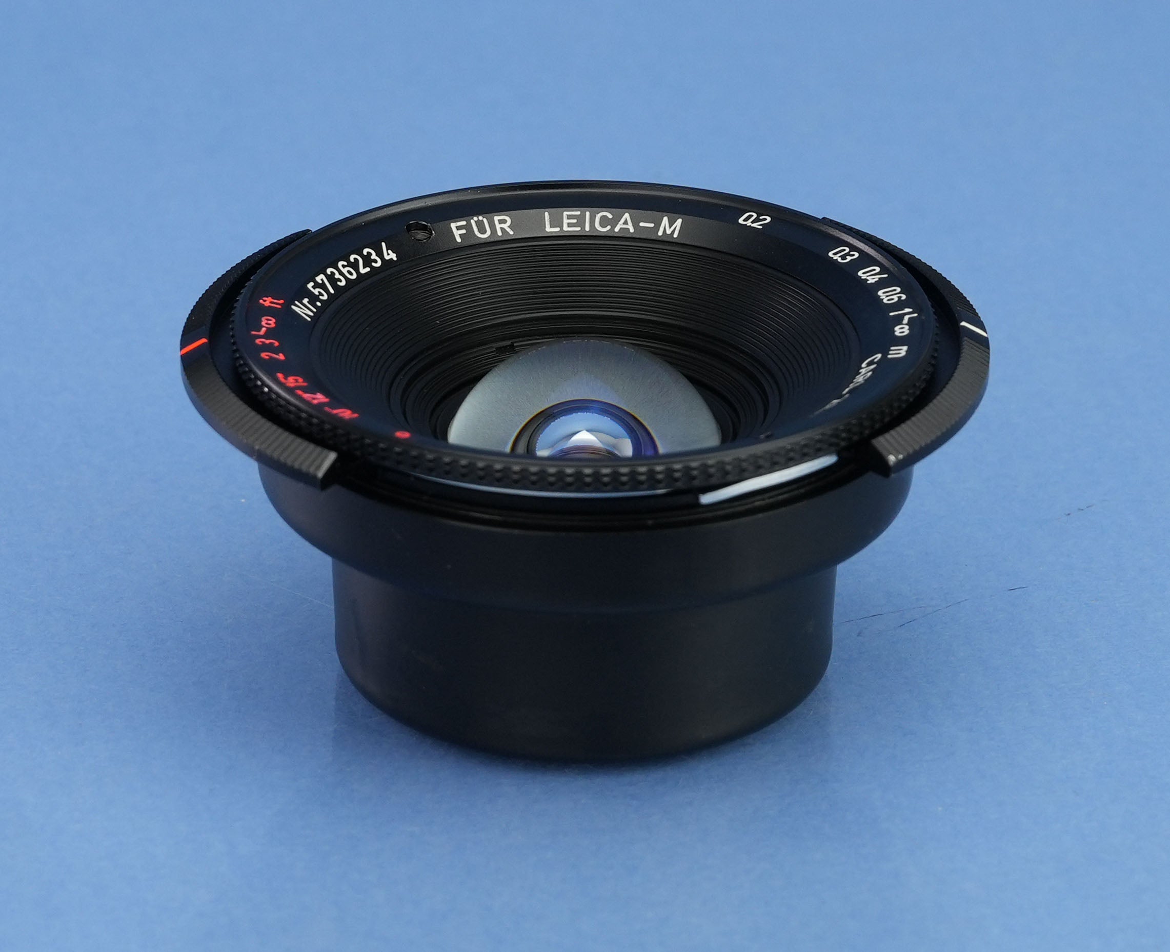LEICA ZEISS HOLOGON-M 11003 15MM F8 LENS +BOX +FILTER +CAPS +FINDER RARE! MINT!