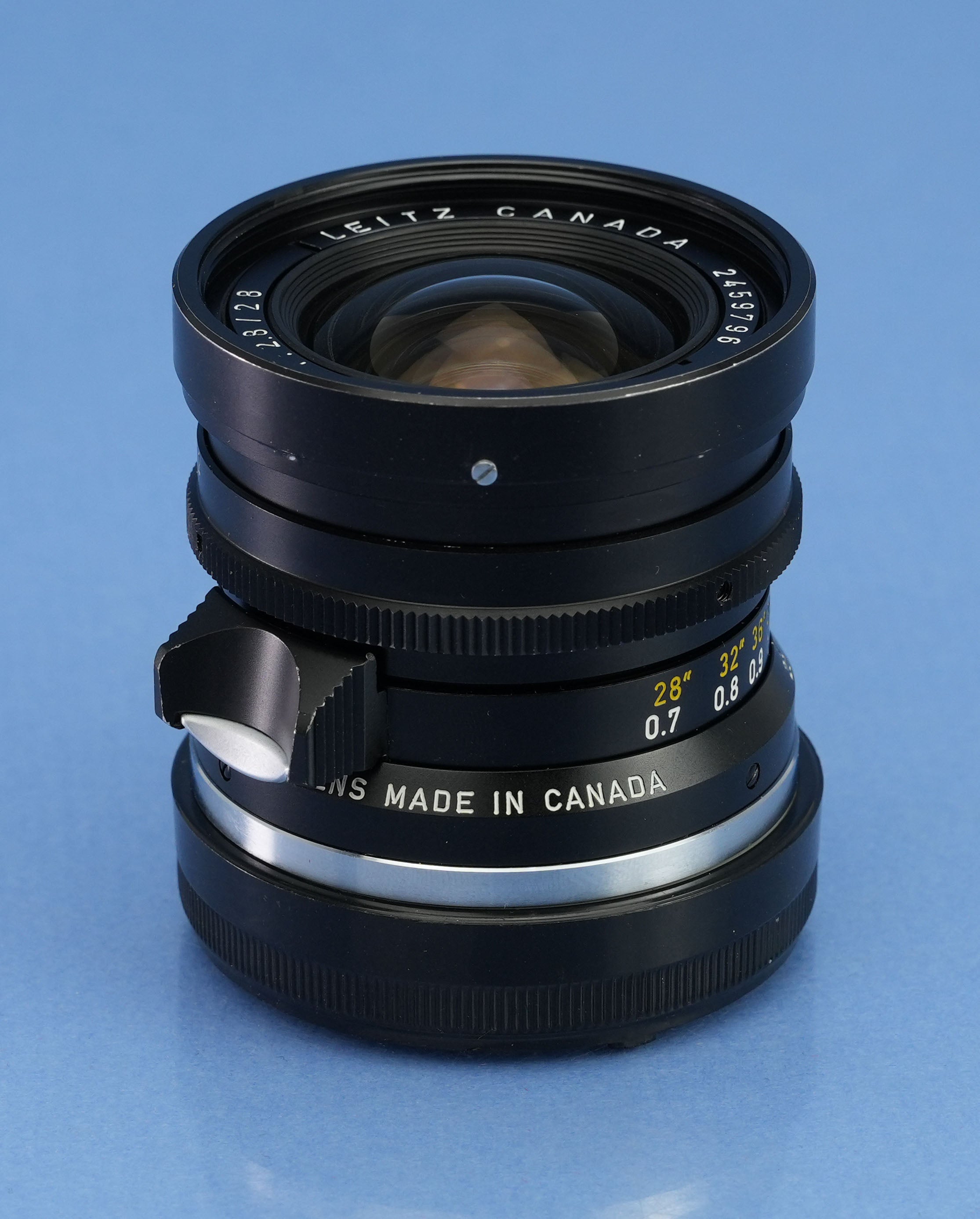 LEICA LEITZ 28MM ELMARIT F2.8 1ST 2ND VER M 11802 LENS RARE TRANSITIONAL +CAPS