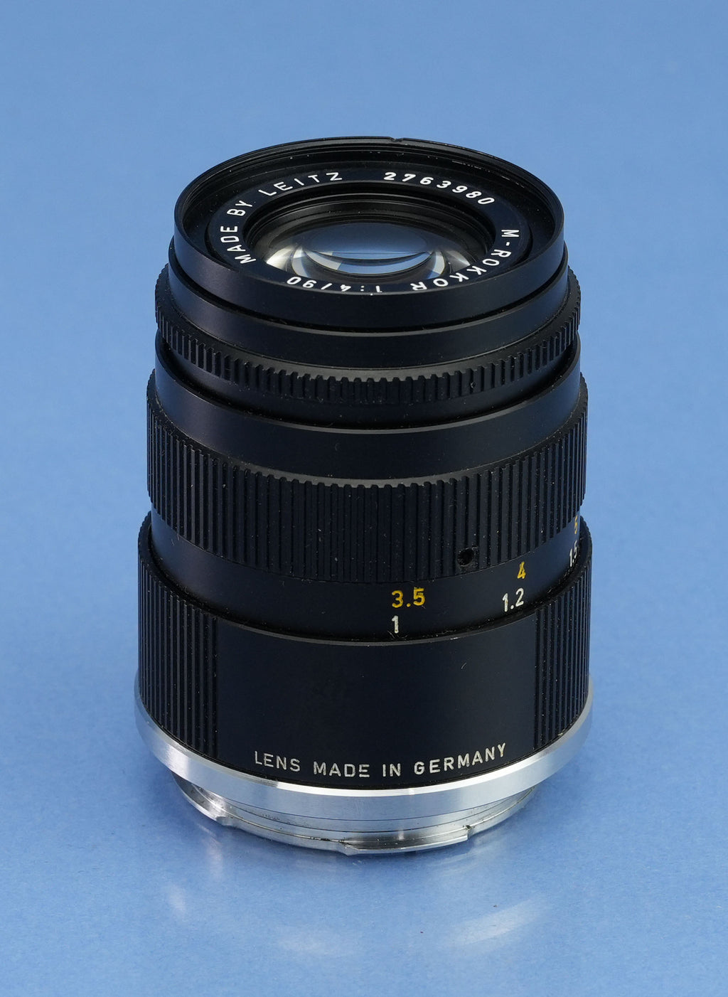 LEICA LEITZ 90MM M-ROKKOR ELMAR-C F4 GERMANY MADE CL 11540 M LENS +12517 SHADE +