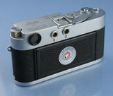 LEICA LEITZ M3 SS 10150 IGEMO CHROME CAMERA BODY LATE SERIAL NO GUARD #1156886