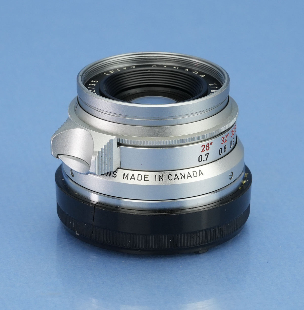 LEICA LEITZ SUMMICRON 35MM F2 M 11308 8 ELEMENT 1ST VERSION CANADA LENS +CAPS