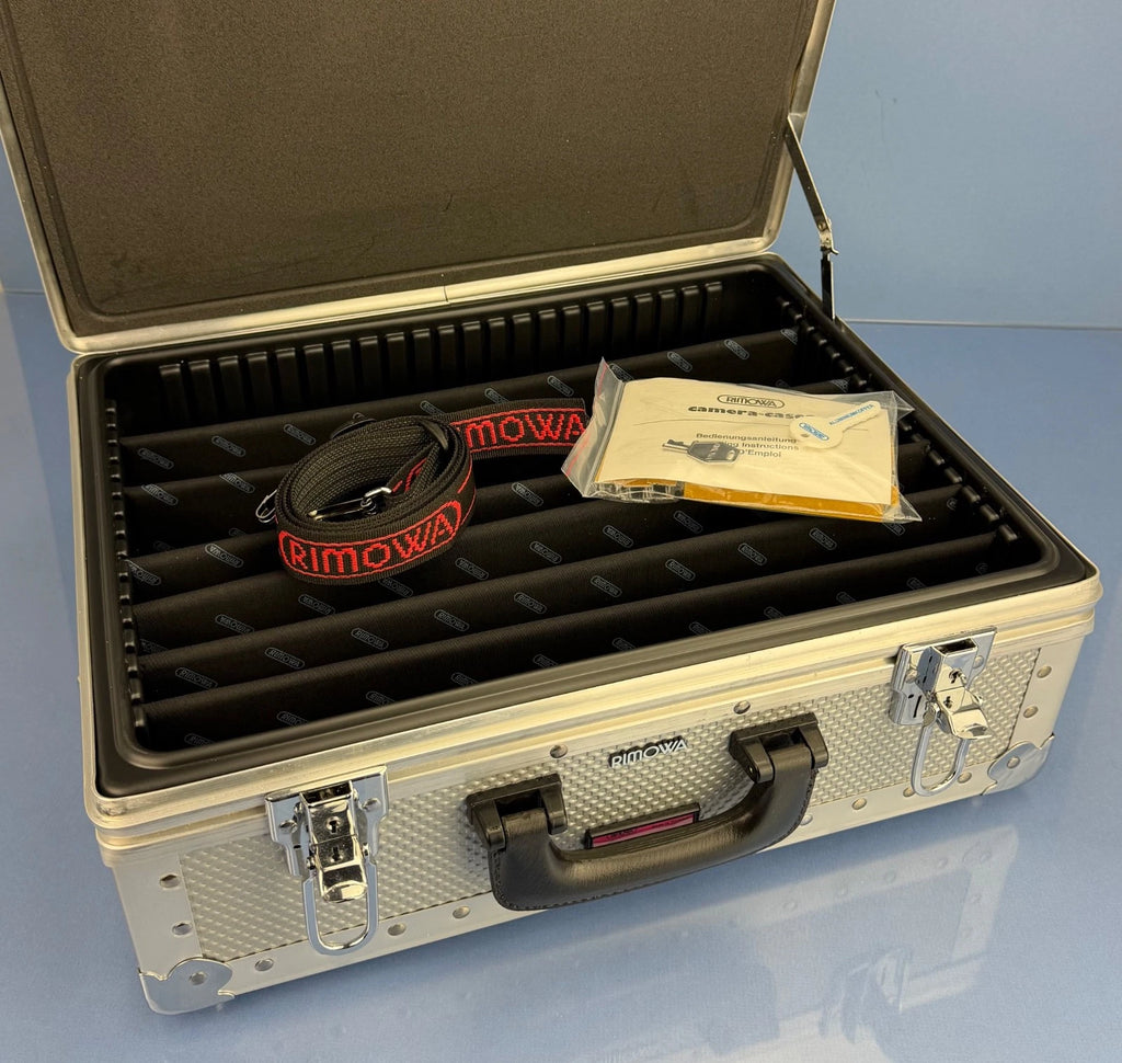 RIMOWA TROPICANA METAL CAMERA OUTFIT CASE +KEYS FULL SET NEW OLD STOCK
