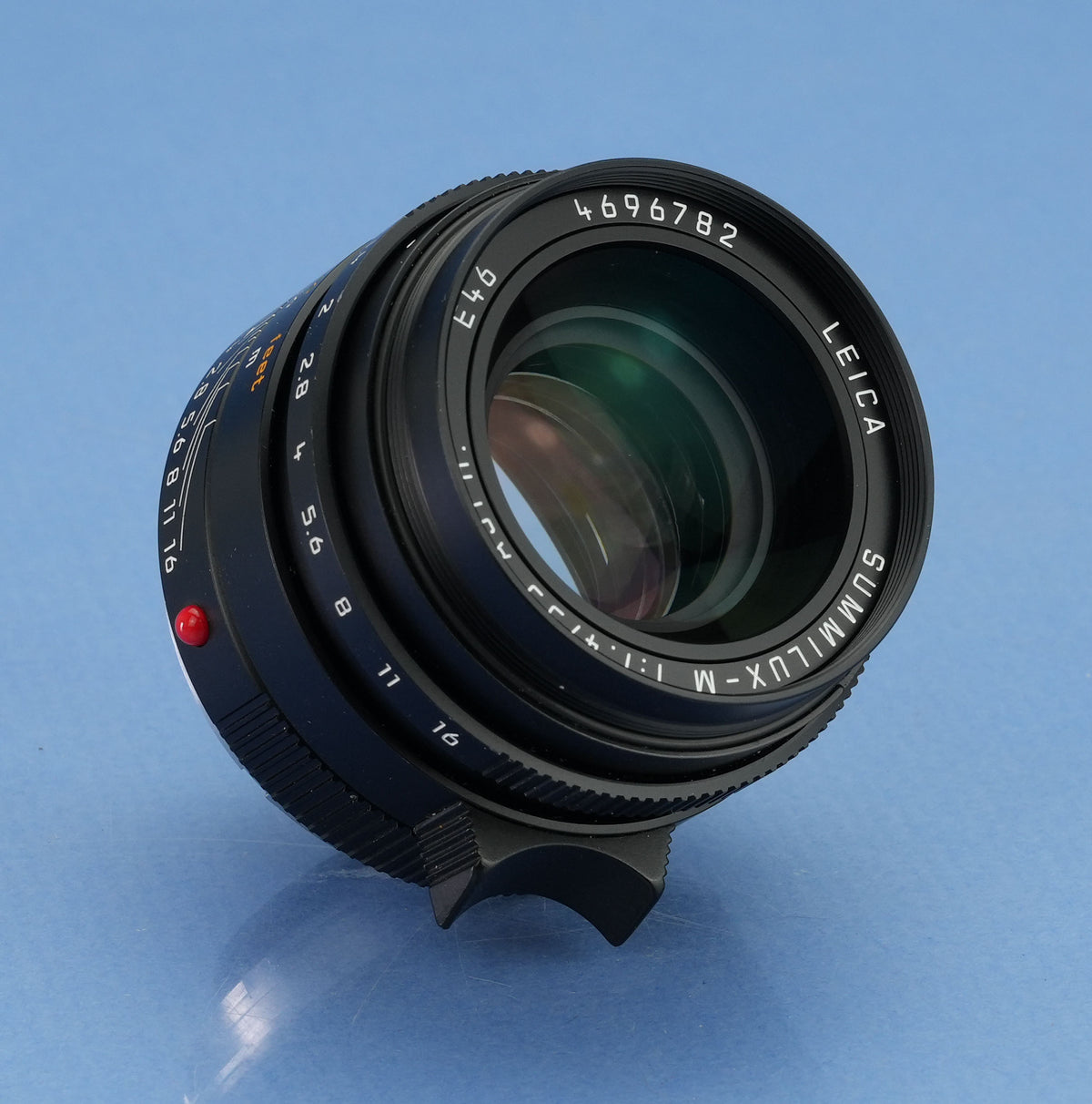 LEICA LEITZ 35MM SUMMILUX-M FLE F1.4 6BIT 11663 ASPH BLACK M LENS +CAPS NICE!