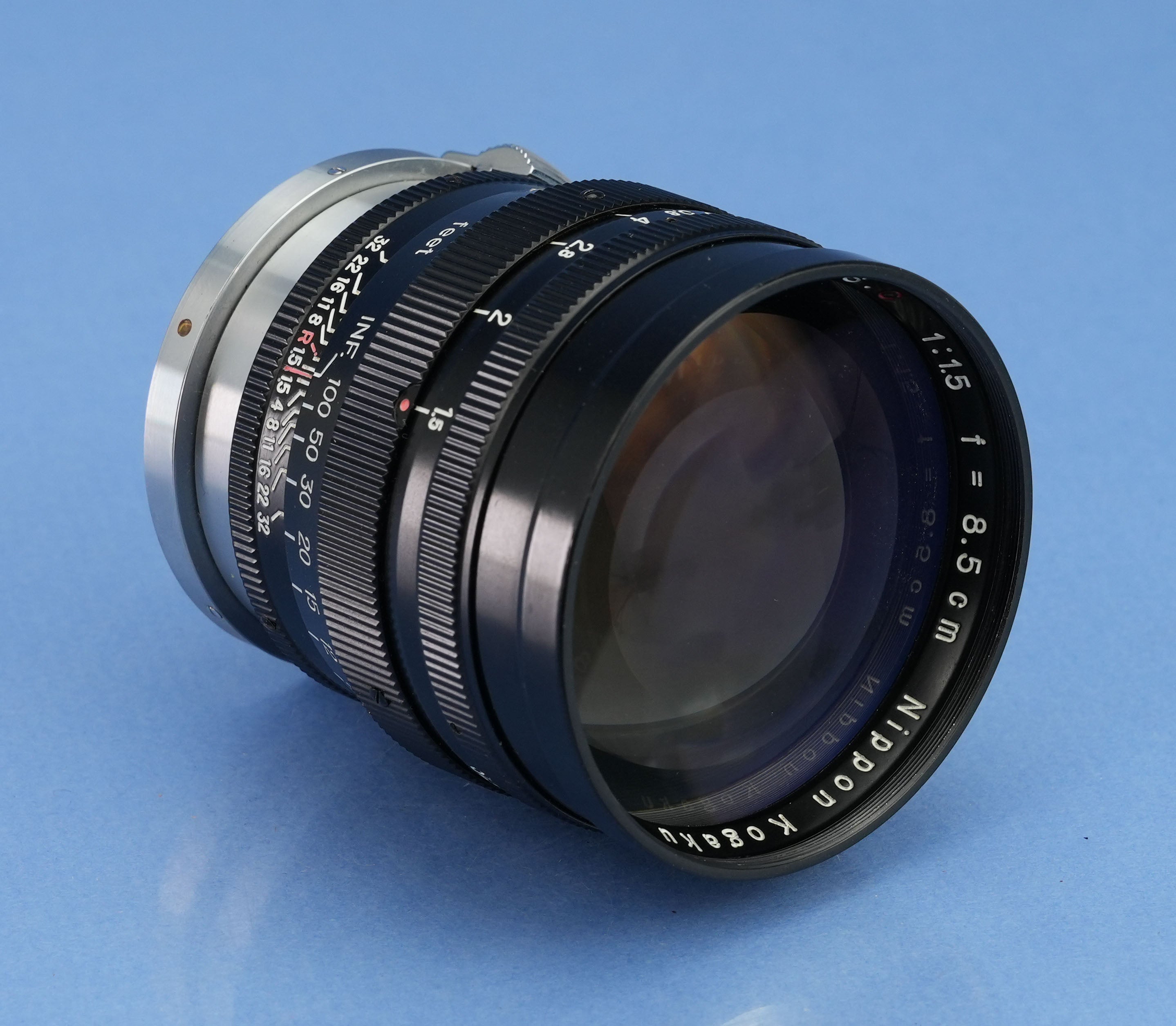 NIKON NIKKOR-S.C 85MM F1.5 S RANGEFINDER LENS +SHADE +CAPS RARE! MINT! #265983